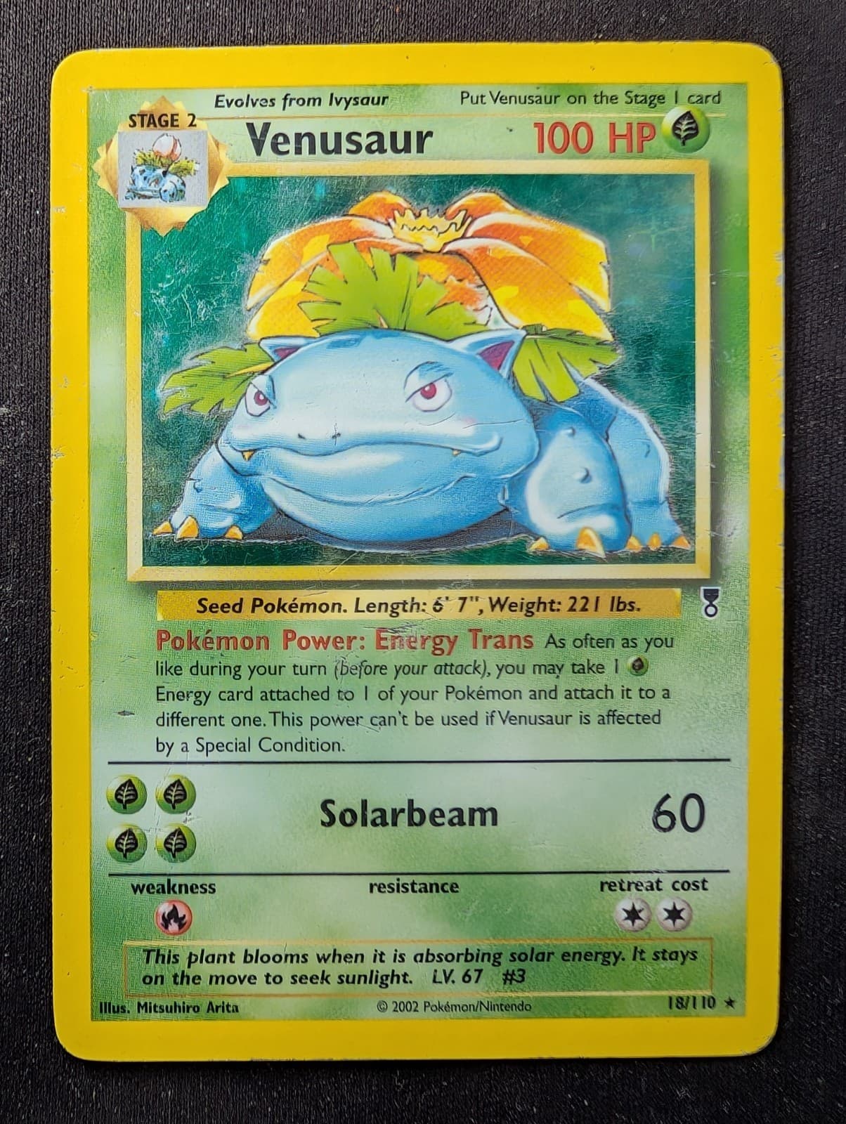 Venusaur - 18/110 Holo - Legendary Collection (Pokemon) MP #1