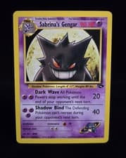 Pokémon TCG - SABRINA'S GENGAR #29 - RARE - UNLIMITED - GYM CHALLENGE 2000 - LP