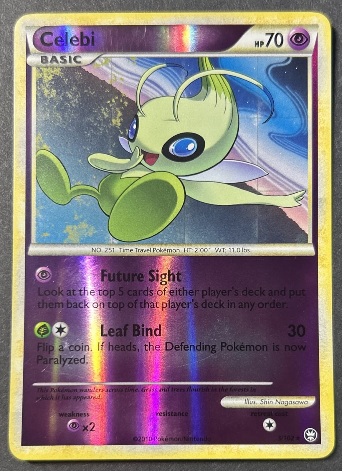 Celebi 3/102 Triumphant Holo