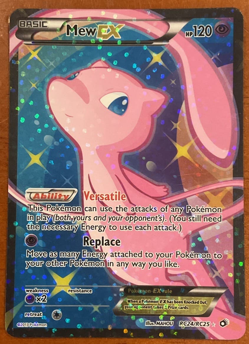 Mew EX (Full Art) RC24/RC25 Legendary Treasures: Radiant Collection Holo