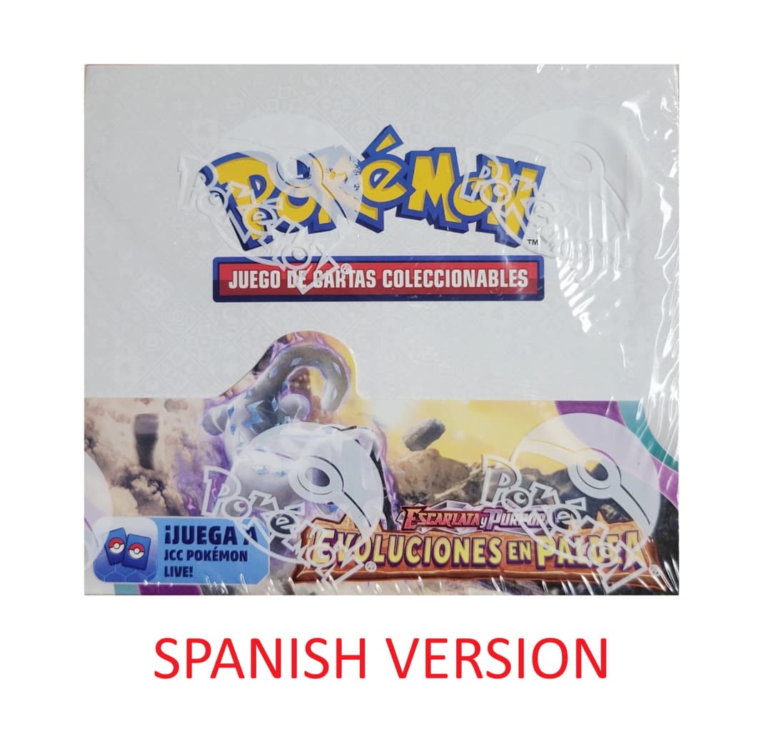 Spanish Booster Box Paldea Evolved SV02 Pokemon TCG