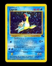 1999 Pokemon LAPRAS Fossil Set GERMAN Edition COSMOS HOLO Foil Rare Card 10/62