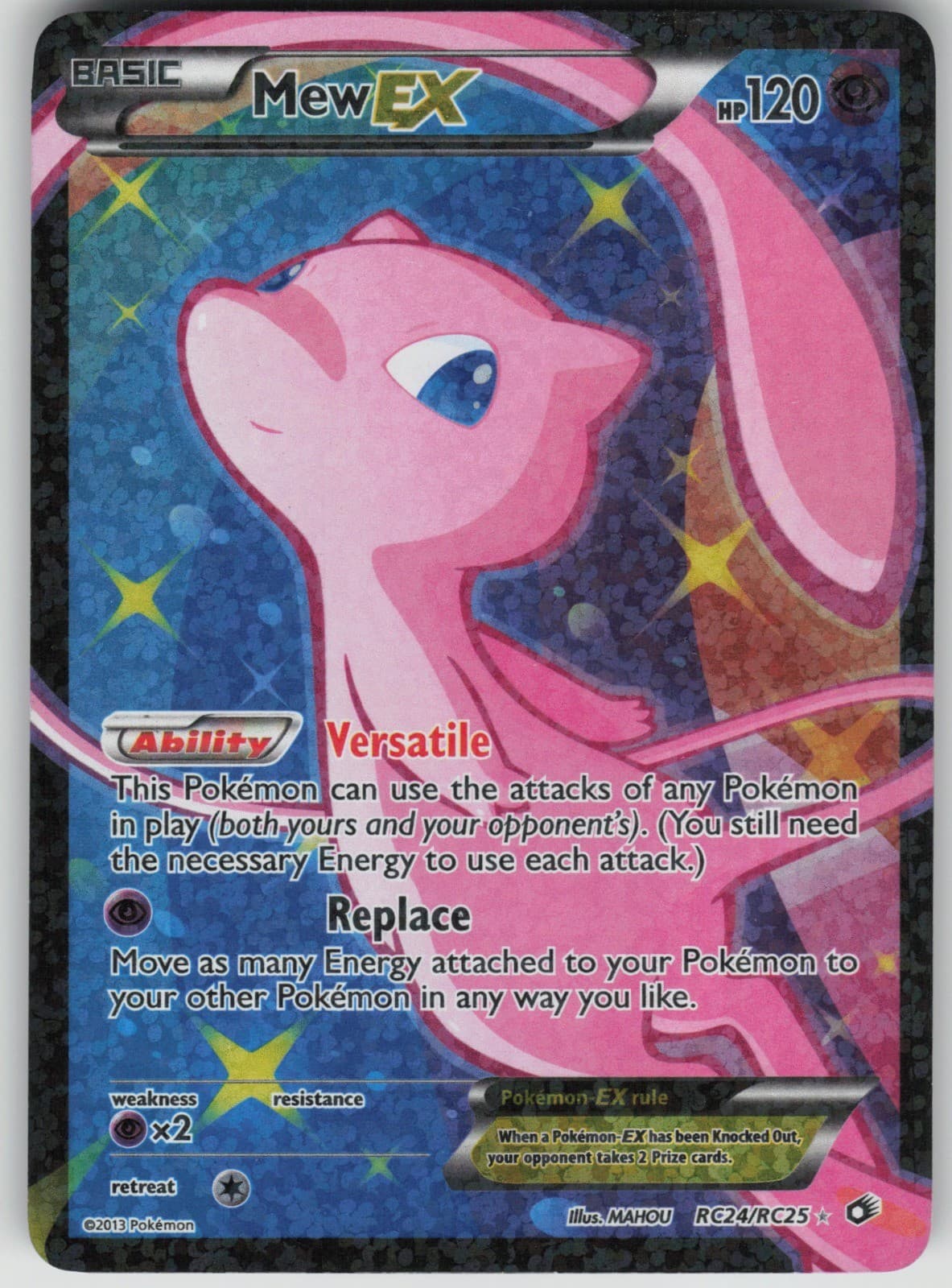 Pokemon TCG Mew EX (Full Art) Legendary Treasures: Radiant Collection RC24/RC25