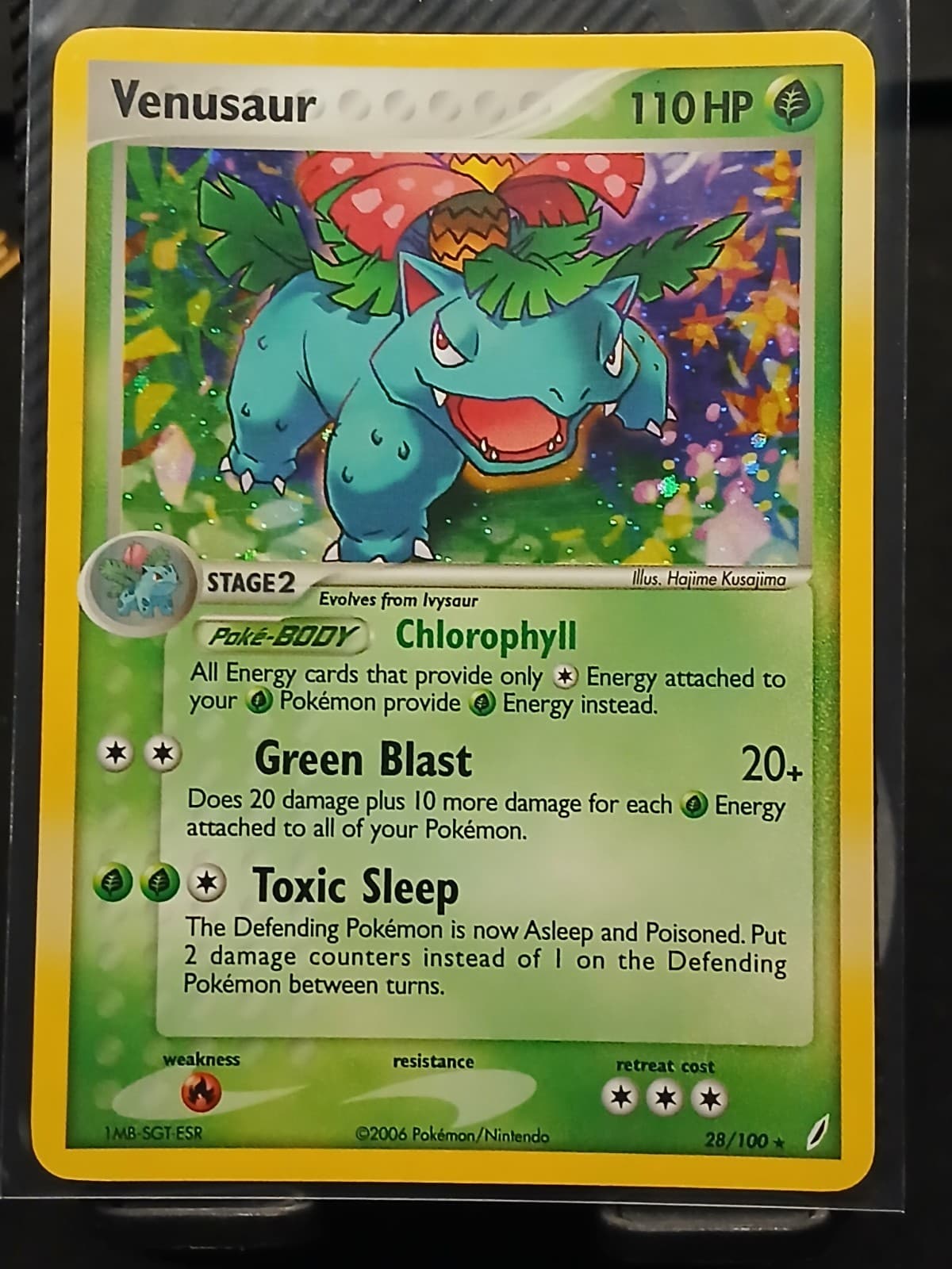 Venusaur - 28/100 (EX Crystal Guardians) Deck Exclusives 028/100 LP