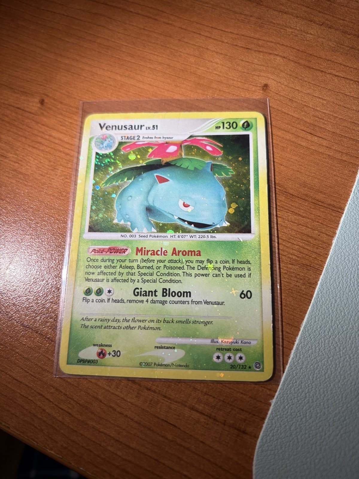 Pokemon Venusaur Holo Rare Card 20/132 Secret Wonders