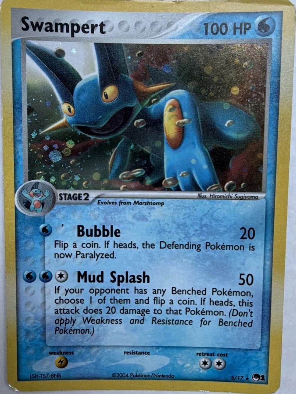 Swampert 005/017 POP Series 1 Holo