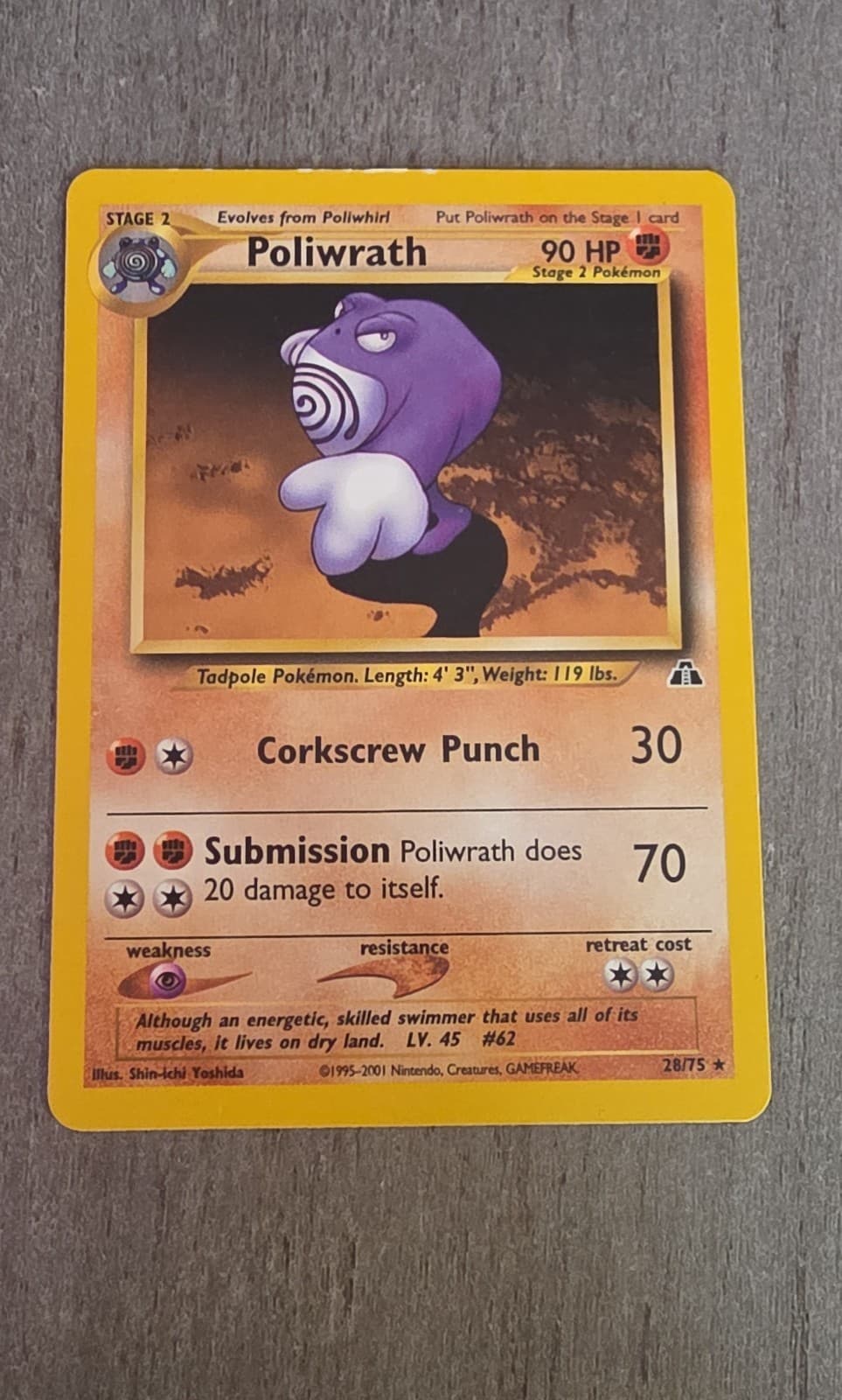 Poliwrath 28/75 Neo Discovery Regular