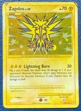 Zapdos 150/147 Secret Rare Supreme Victors 2009 Vintage Holo HP / DMG / INK