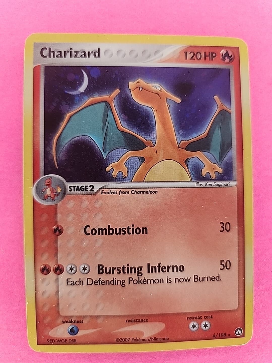 Charizard Pokemon EX Power Keepers Holo Pokemon Card WOTC