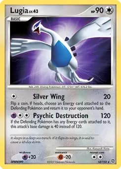 Lugia - 14/132 - Pokemon Secret Wonders Holo Card MP