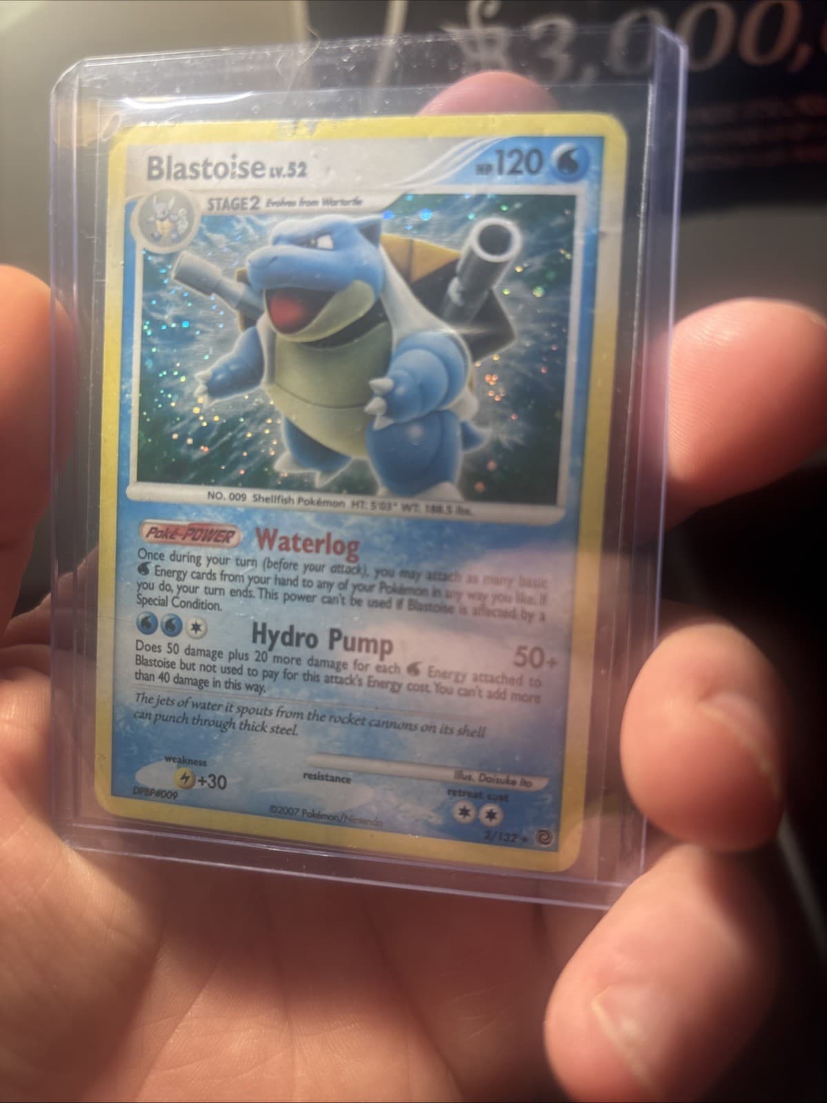 Blastoise 2/132 Secret Wonders Holo(Holo Bleed)🩸