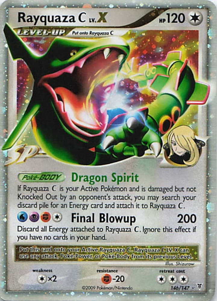 Rayquaza C Lv.X SV Holofoil 146 Supreme Victors MP