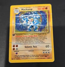 Pokémon Machamp Deck Exclusives 8/102 Holo Rare 1st Edition 100 HP Eng 1999