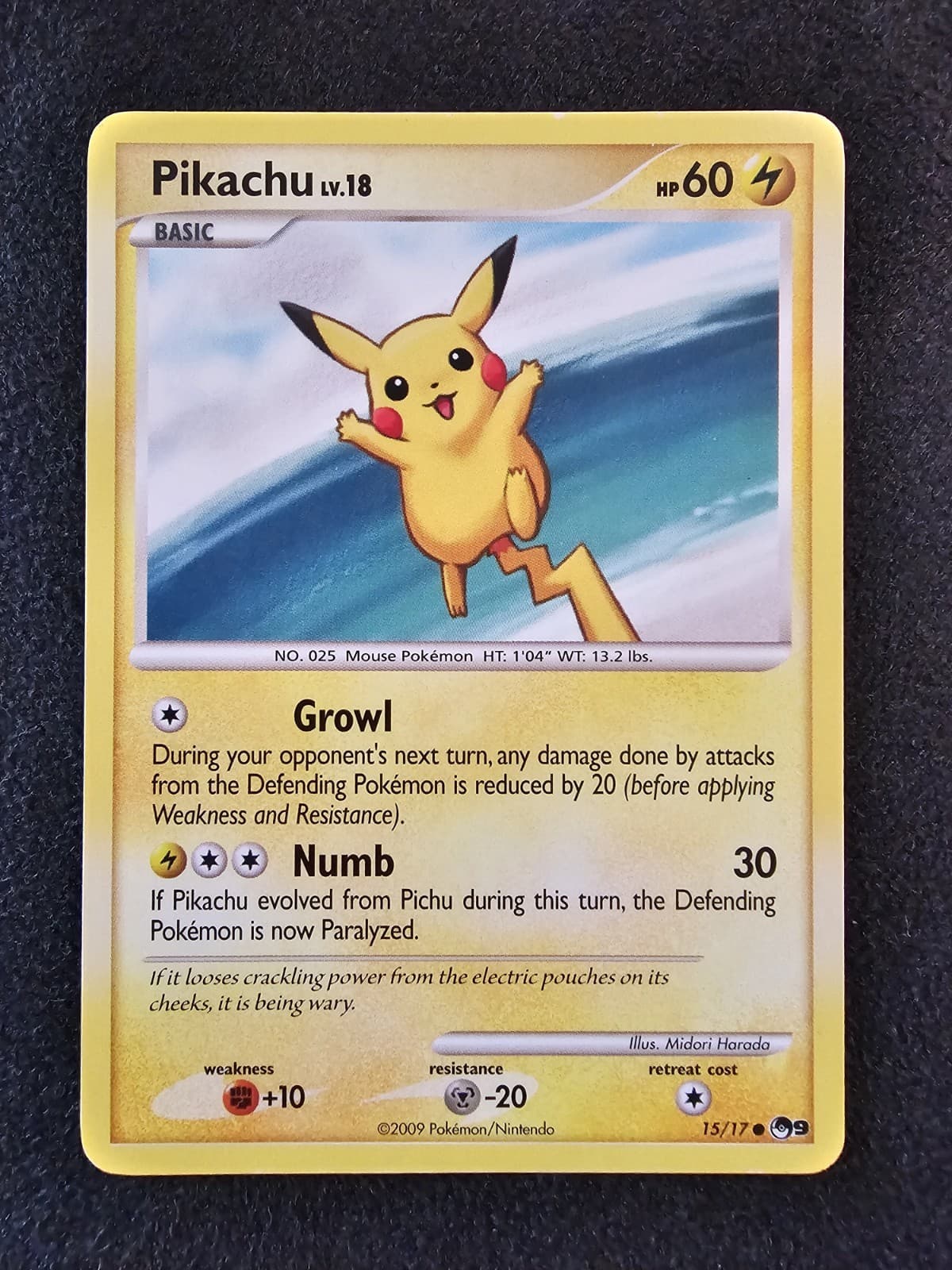 Pikachu 015/017 POP Series 9 NM/LP