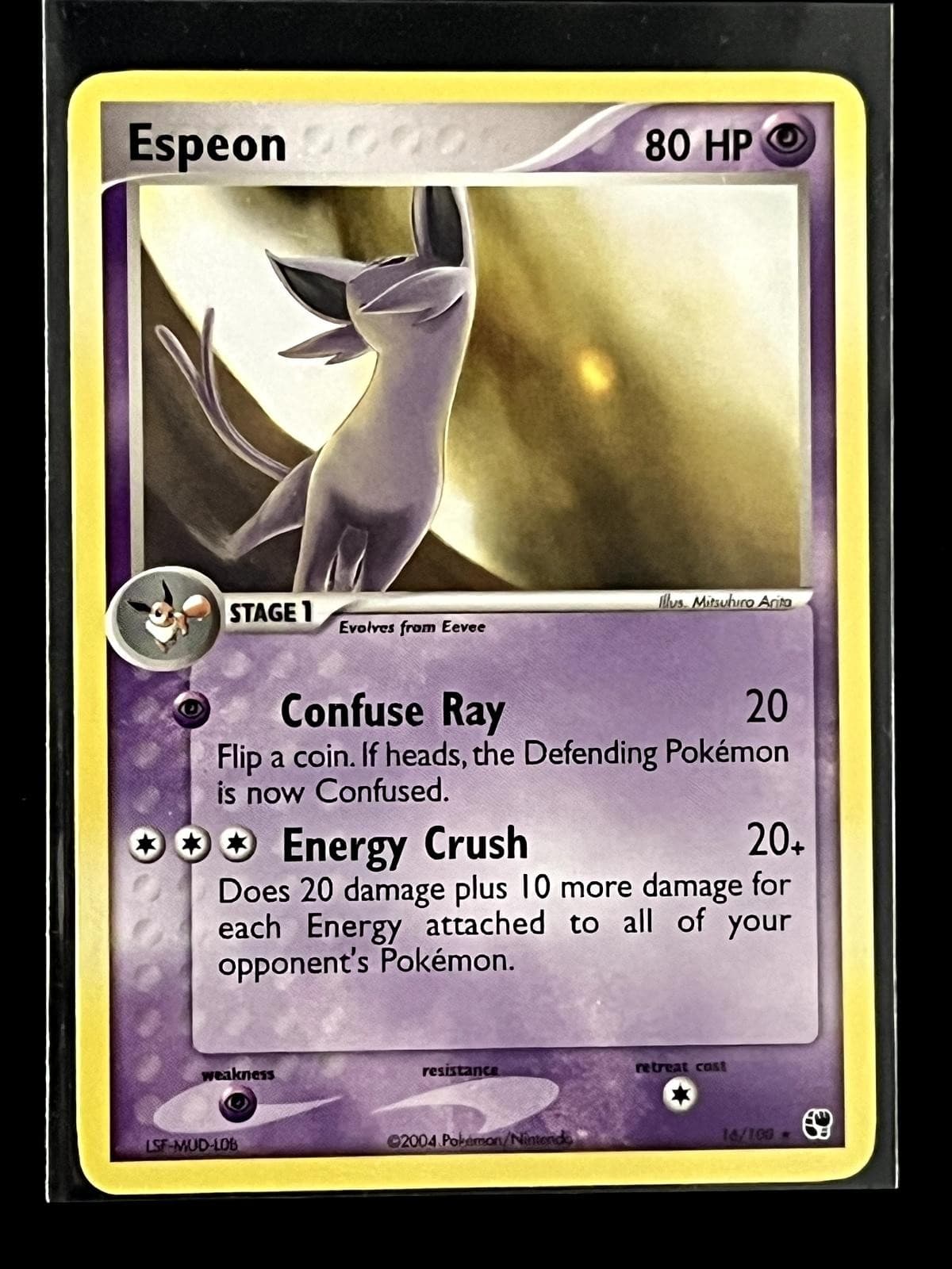Espeon 16/100 Rare Sandstorm Pokemon LP