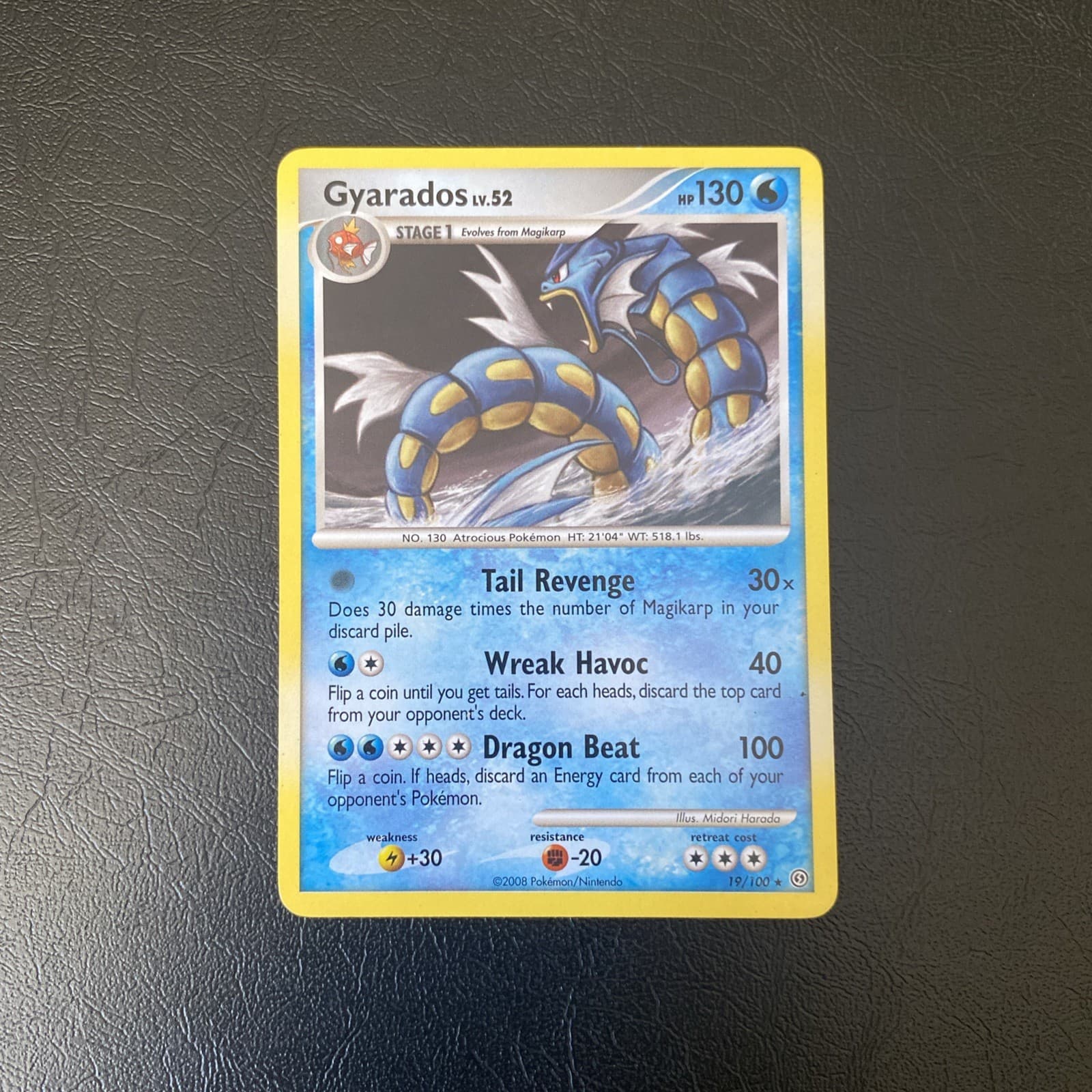 Gyarados 19/100 Pokémon TCG Stormfront