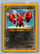 Scizor #29/75 Unlimited Neo Discovery (Kimiya Masago) Pokemon Card - NM-/LP+