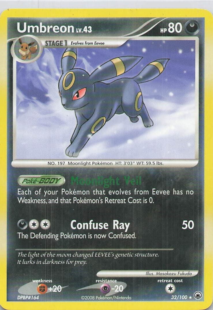Umbreon Rare Majestic Dawn 32/100 MP