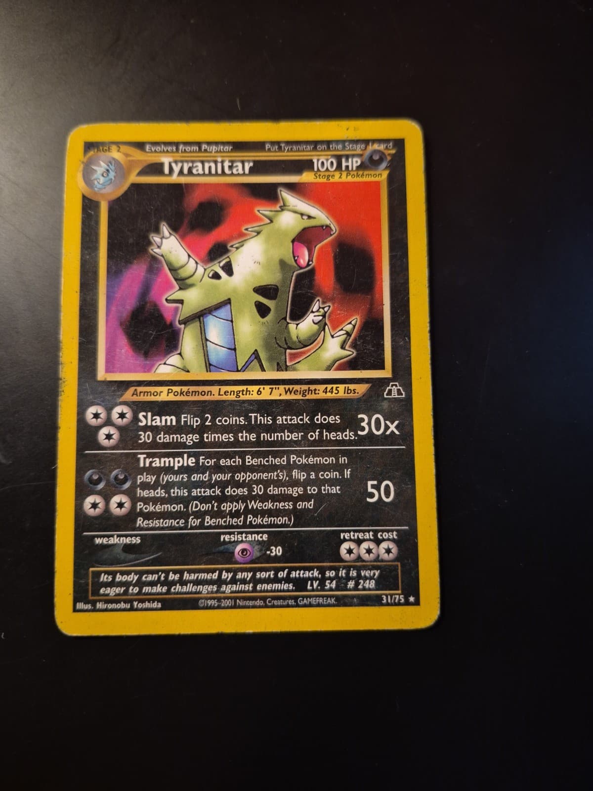 Tyranitar 31/75 Neo Discovery Regular