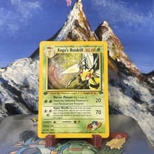 Koga's Beedrill - 9/132 Pokemon Gym Challenge - Holo 1st Edition HP / Dmg’d