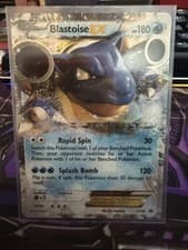 Blastoise EX XY30 Black Star Promo Holo Pokemon Card Light Play Moderate Play