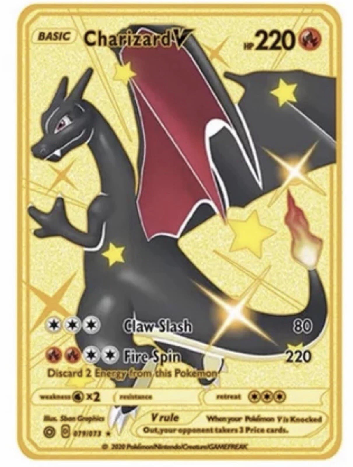 Charizard V (Secret) 79/73 Champions Path Holo