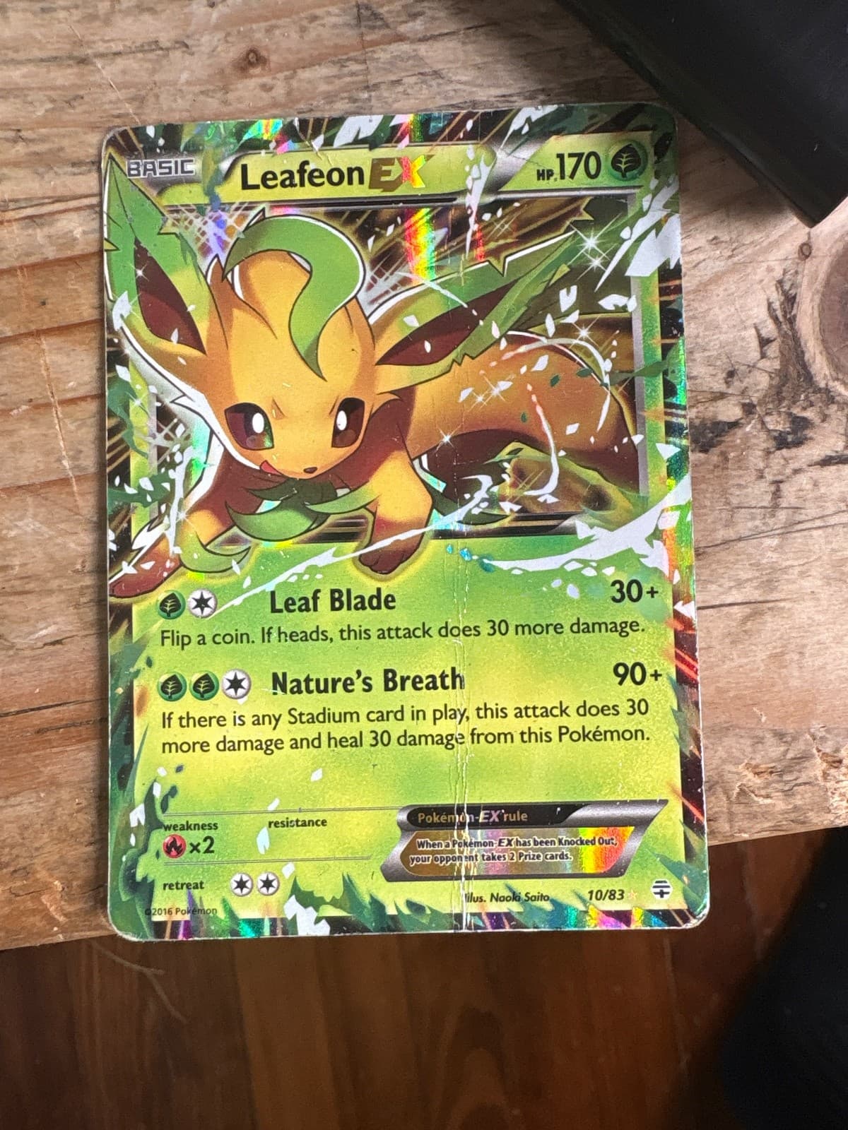 Leafeon EX 10/83 Generations Holo