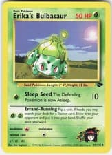 Pokemon Erika's Bulbasaur 39/132 Uncommon Gym Challenge Pokemon Unlimited NM