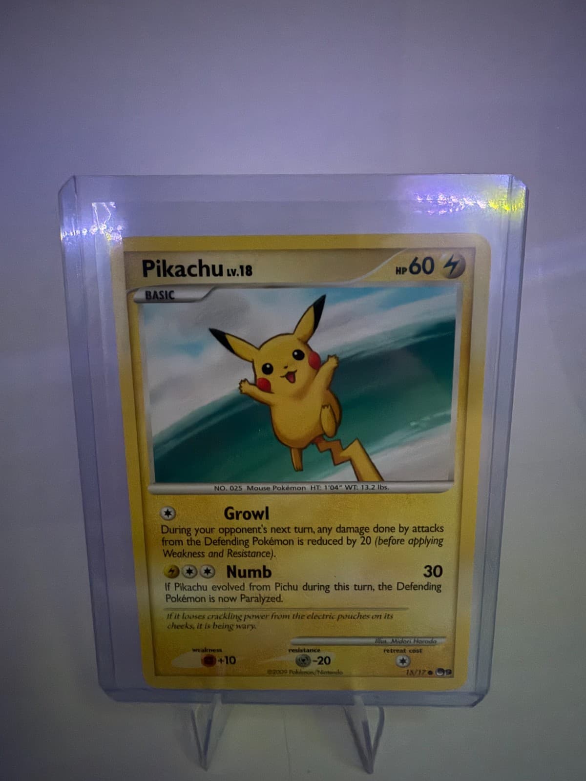Pikachu 015/017 POP Series 9 Regular (Excellent Condition, NM/LP)
