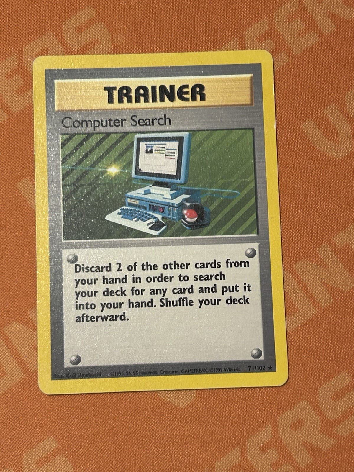 Computer Search 071/102 Base Set (Shadowless) Regular