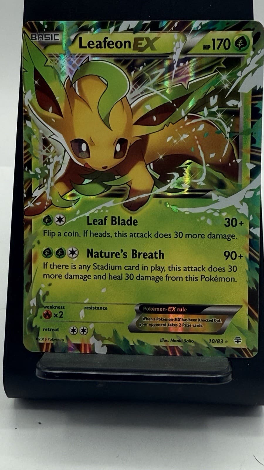 Leafeon EX 10/83 Generations Holo