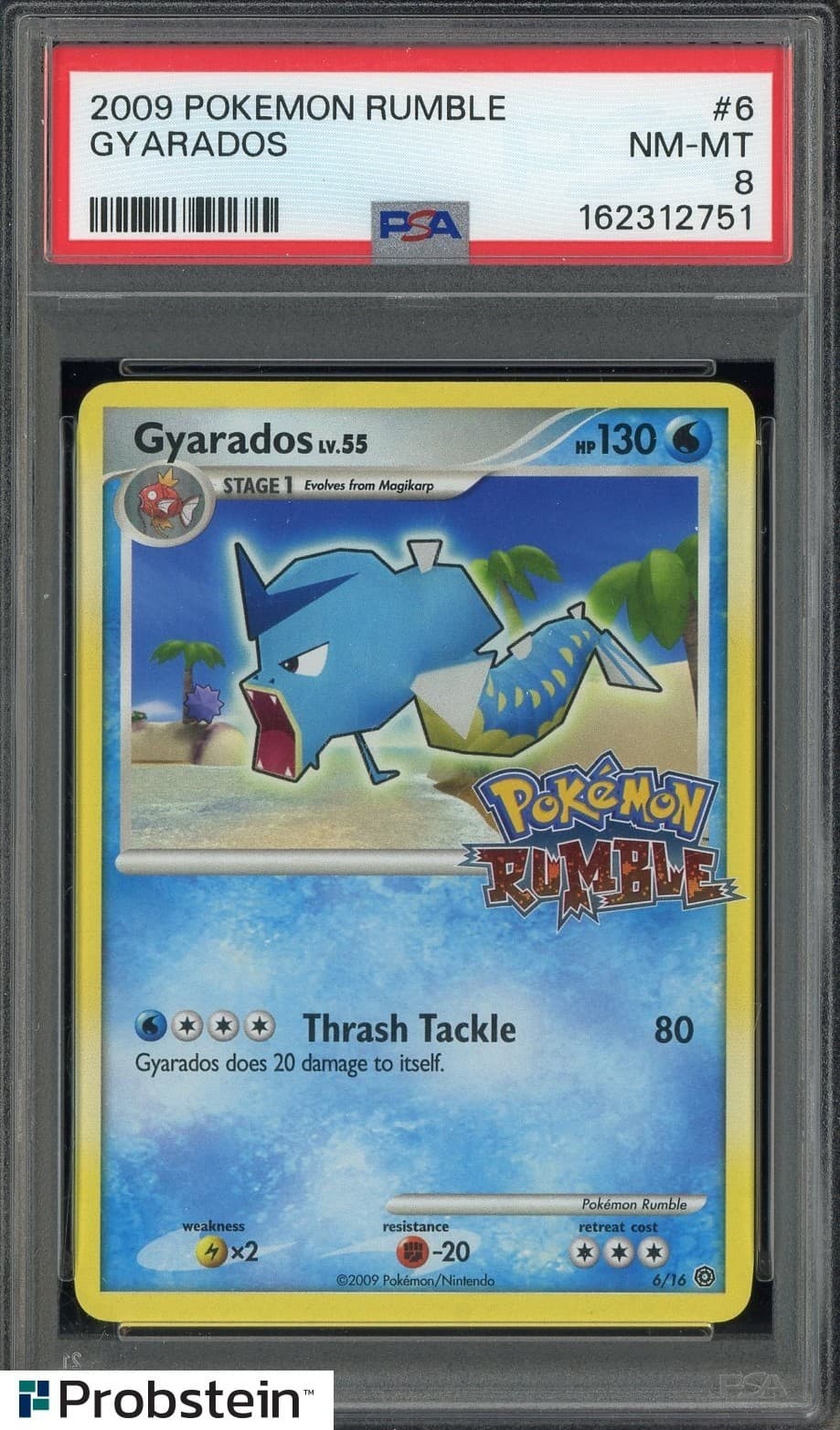 2009 Pokemon Rumble #6 Gyarados PSA 8 NM-MT