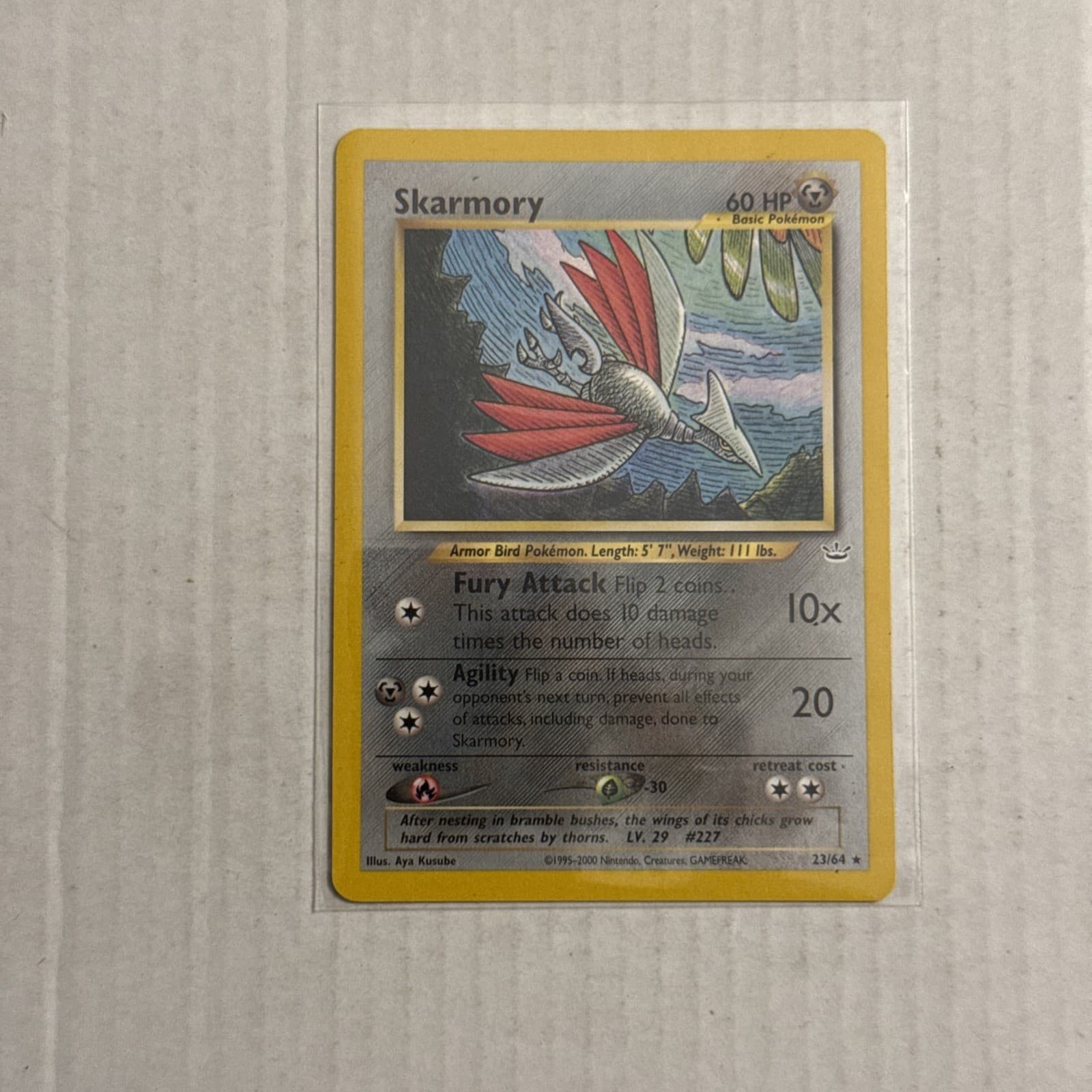 Skarmory 23/64 Neo Revelation Regular. Pk002917