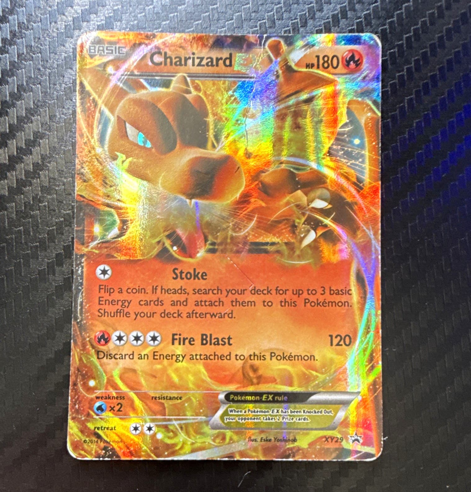 Pokemon TCG Charizard EX XY29 Pokemon Promos Holo Promo 180 HP 2014 English