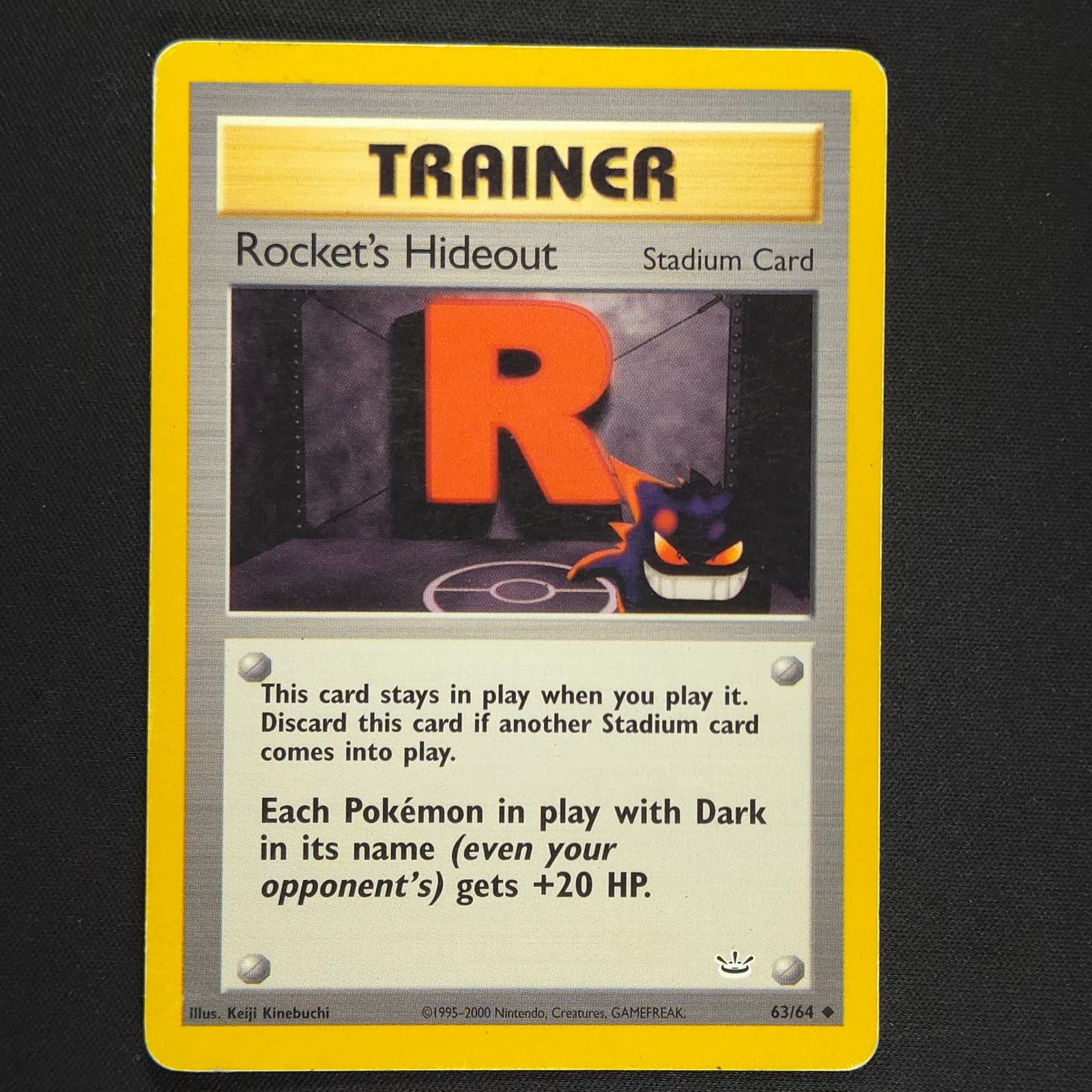 Rocket's Hideout 63/64 - Neo Revelation - Pokemon Card
