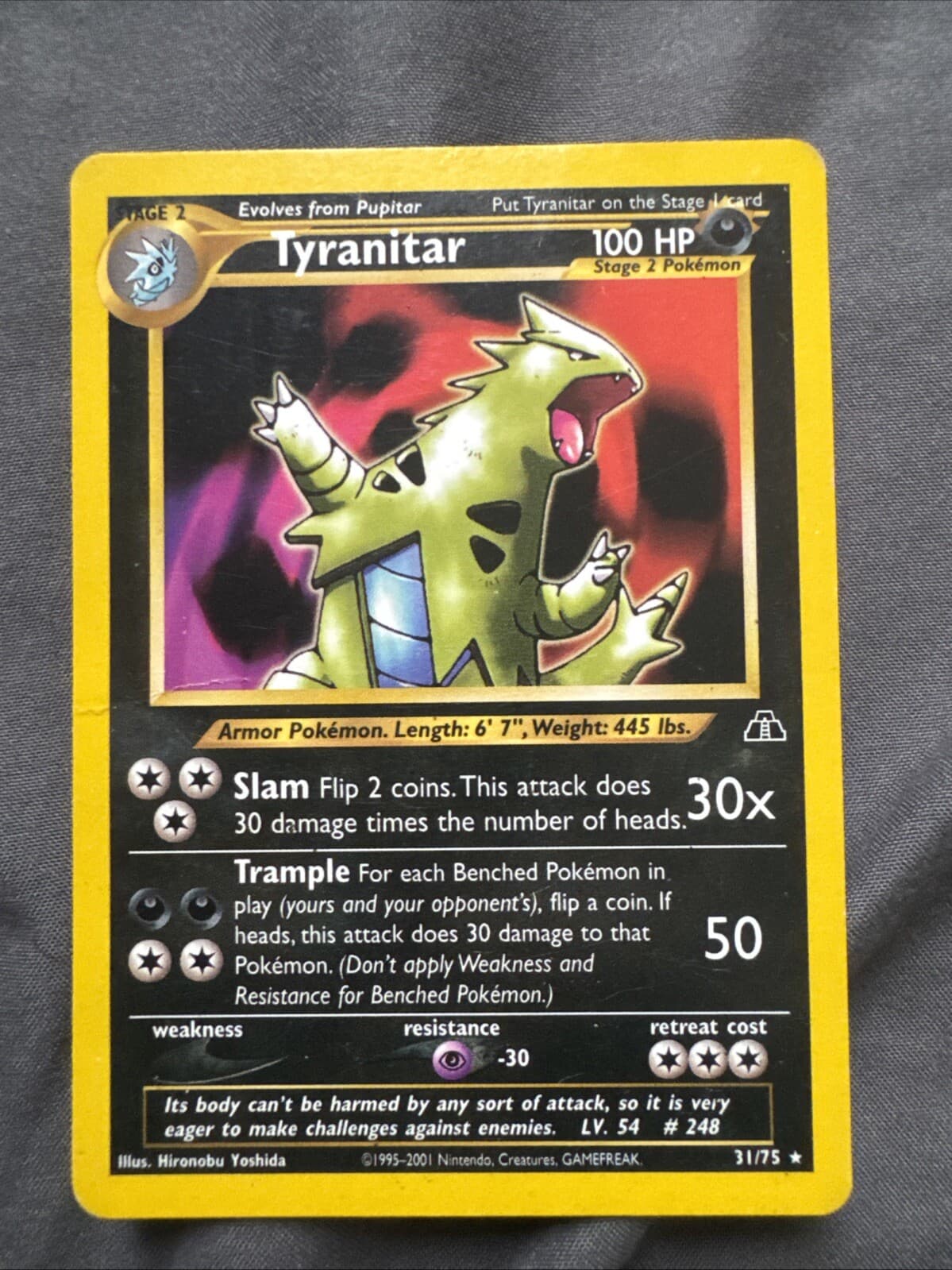 Tyranitar 31/75 Neo Discovery Regular
