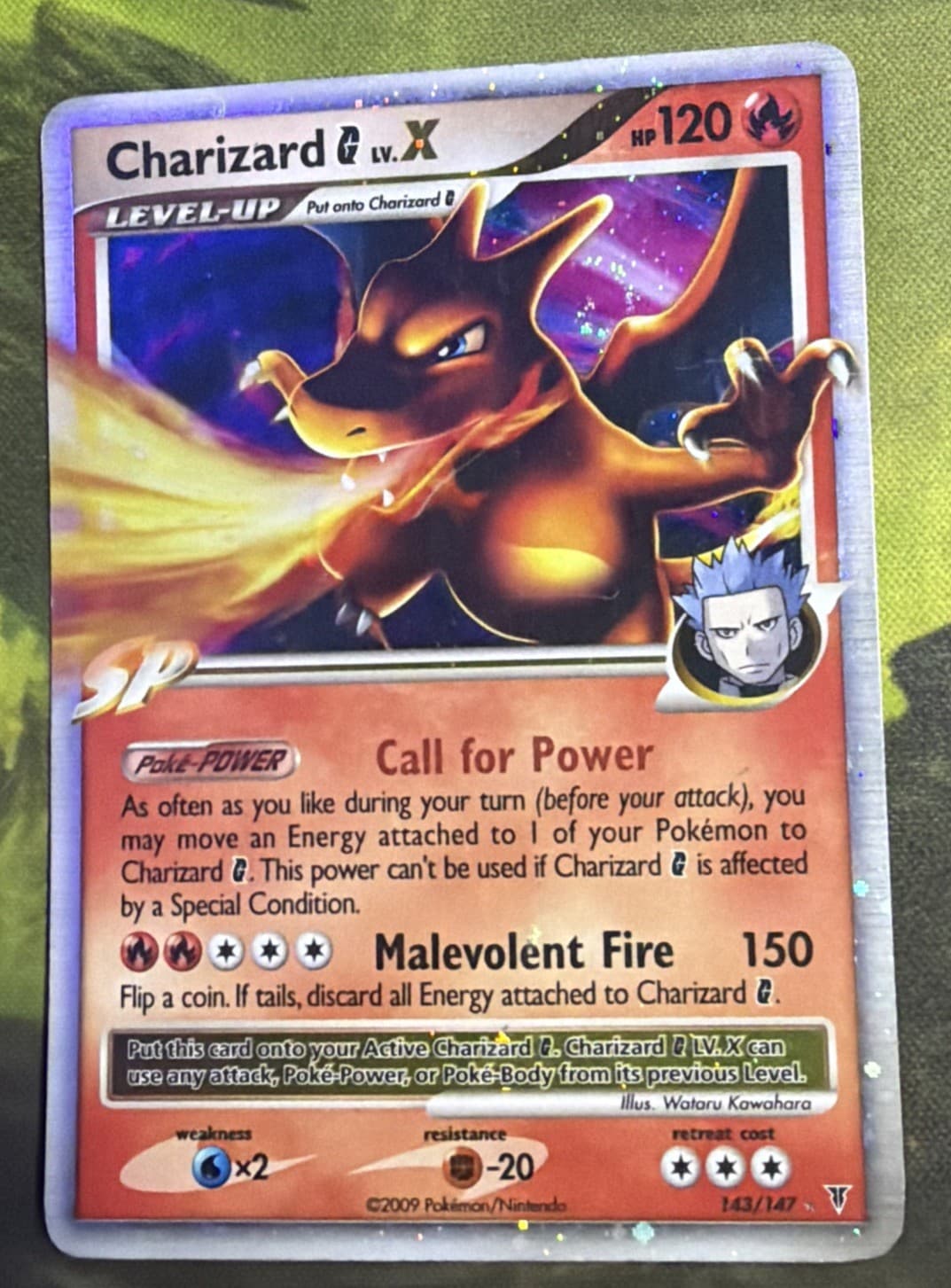 Charizard G LV X 143/147 SWIRL - Supreme Victors - MP/HP
