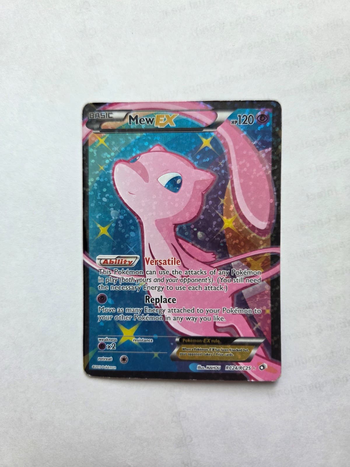 Mew EX (Full Art) RC24/RC25 Legendary Treasures: Radiant Collection Holo
