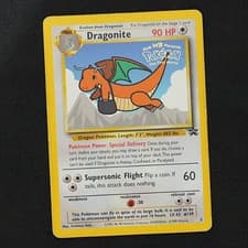 Pokemon The First Movie promo card - Dragonite - #5 WoTC Black Star Promo HP