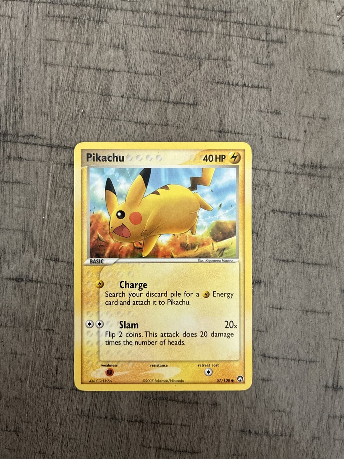 Pikachu 57/108 Power Keepers Regular LP