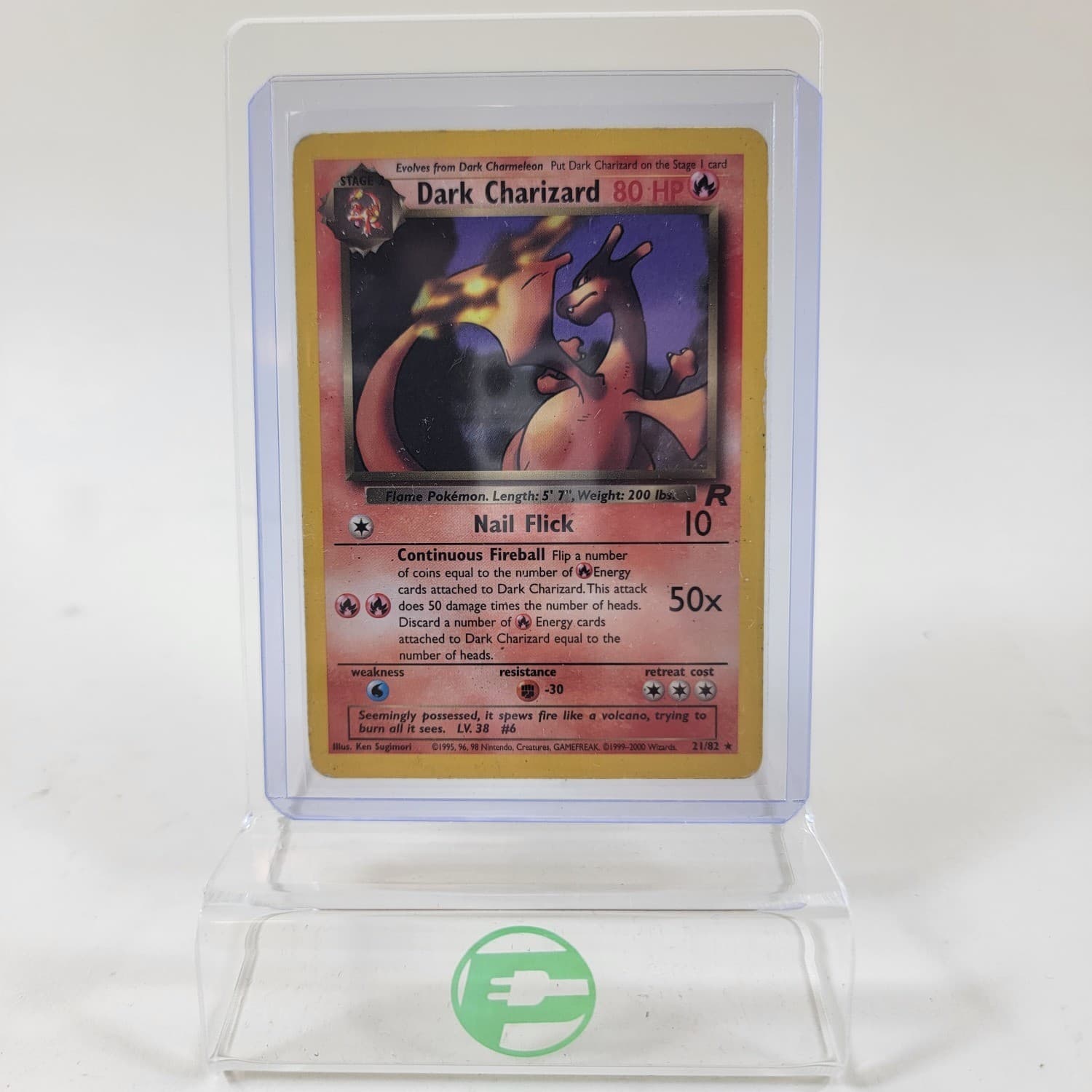 Pokémon TCG Team Rocket Dark Charizard 21/82 Regular English