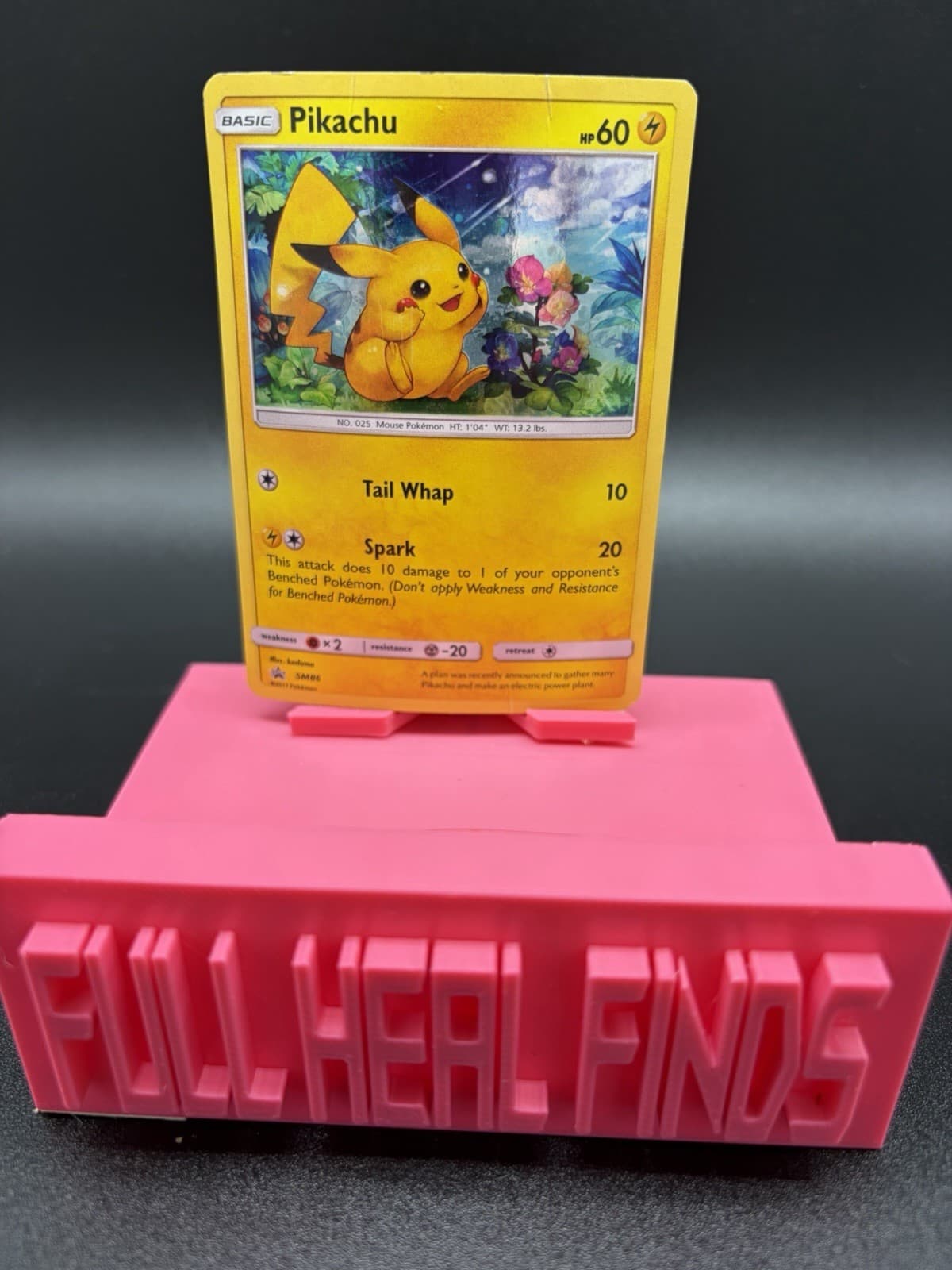 Pokémon Pikachu TCG SM86 Cosmo Holo Black Star Promo - HP