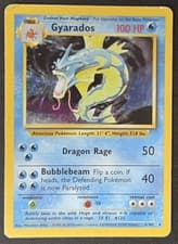 Gyarados 6/102 Base Set Unlimited Holo Rare WoTC Pokémon TradingCG 1999 HP/DMG C