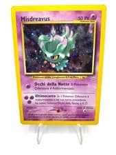 Pokemon Card Set Neo Revelation Misdreavus Holo 11/64 Vintage Played Italian