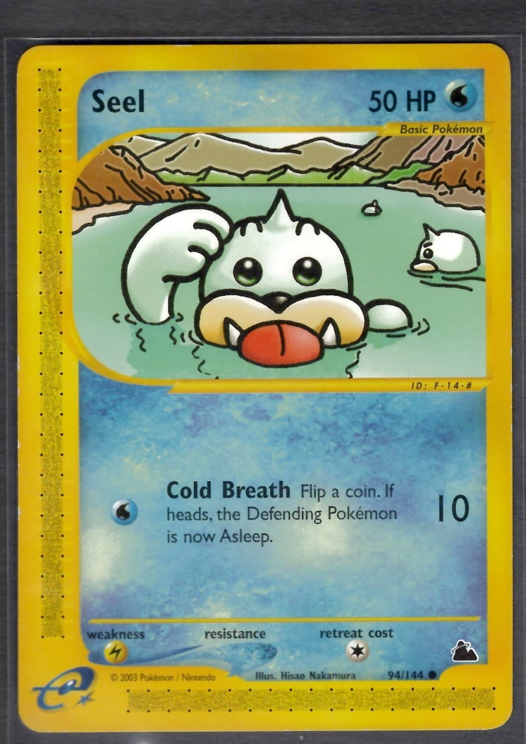 Pokemon Seel 94/144 Skyridge Common eReader WOTC 2003 LP