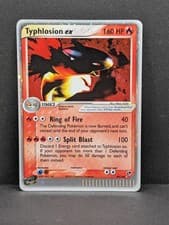 Typhlosion ex 99/100 Sandstorm Holo Rare Pokemon TCG Nintendo e-reader LP+