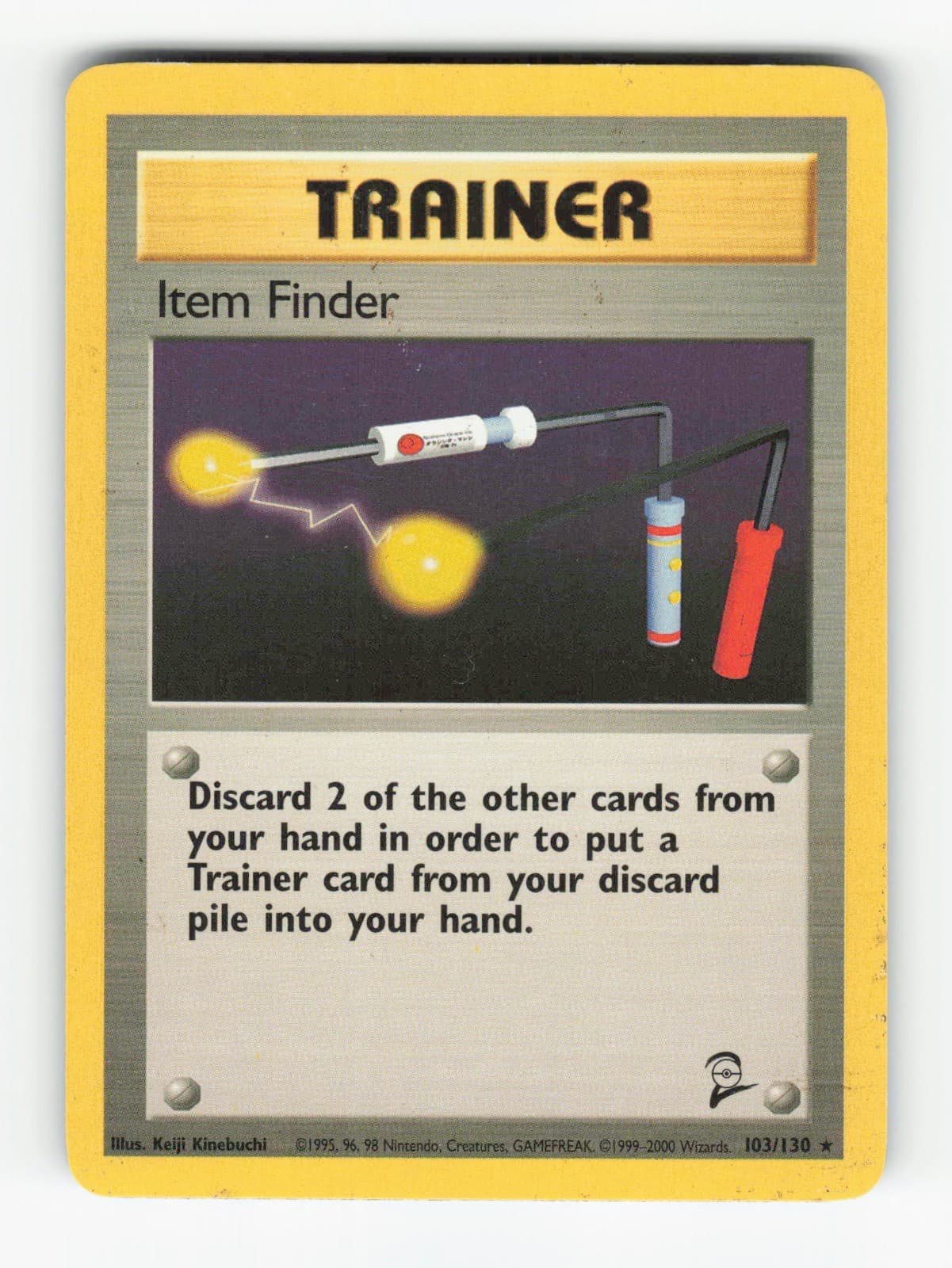 Item Finder Rare Base Set (Shadowless) 074/102 MP