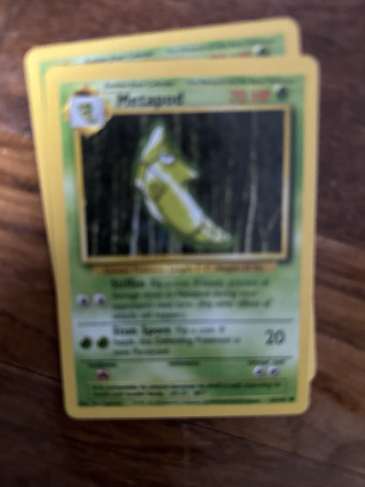 Metapod Pokemon Shadowless Base Set 54/102 TCG WotC 1999 LP
