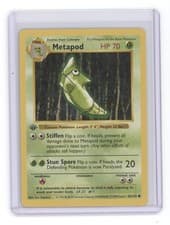 METAPOD 1999 POKEMON BASE SET 1ST EDITION 54/102 SHADOWLESS Q1887