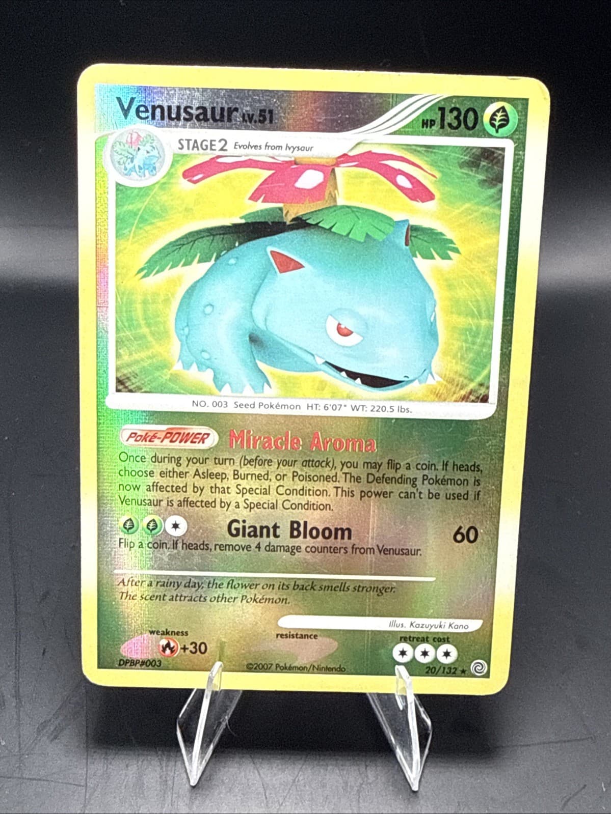 Pokémon Venusaur 20/132 Secret Wonders Reverse Holo Rare Card English 2007